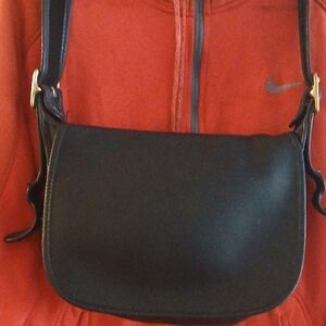 Coach Black Leather Shoulder Bag
